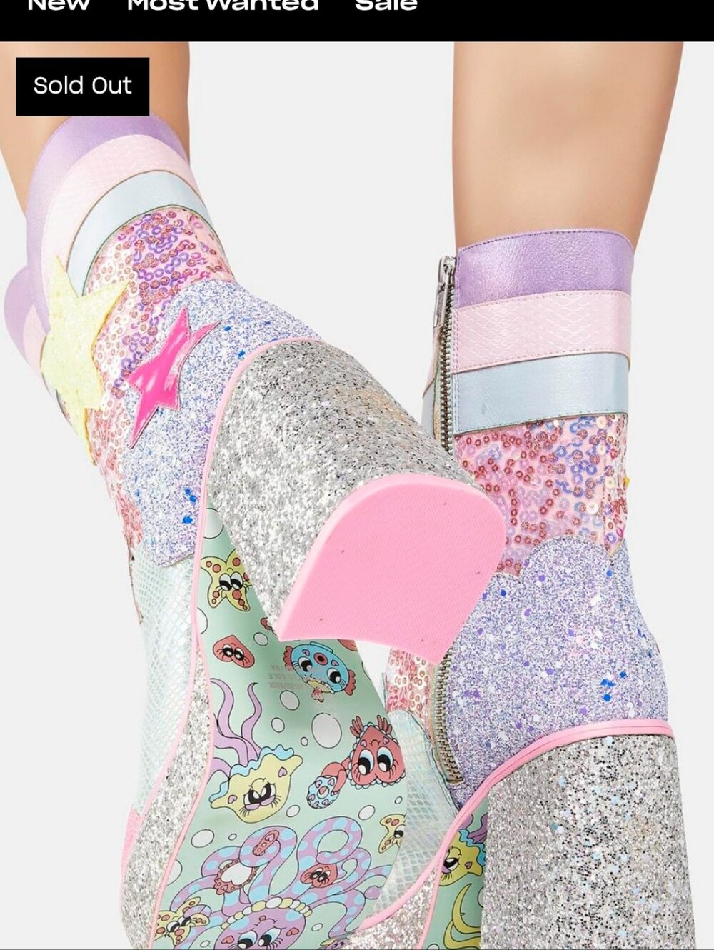 Ursa Major Pink, Size 41, Irregular Choice WooHoo - Picture 13 of 13